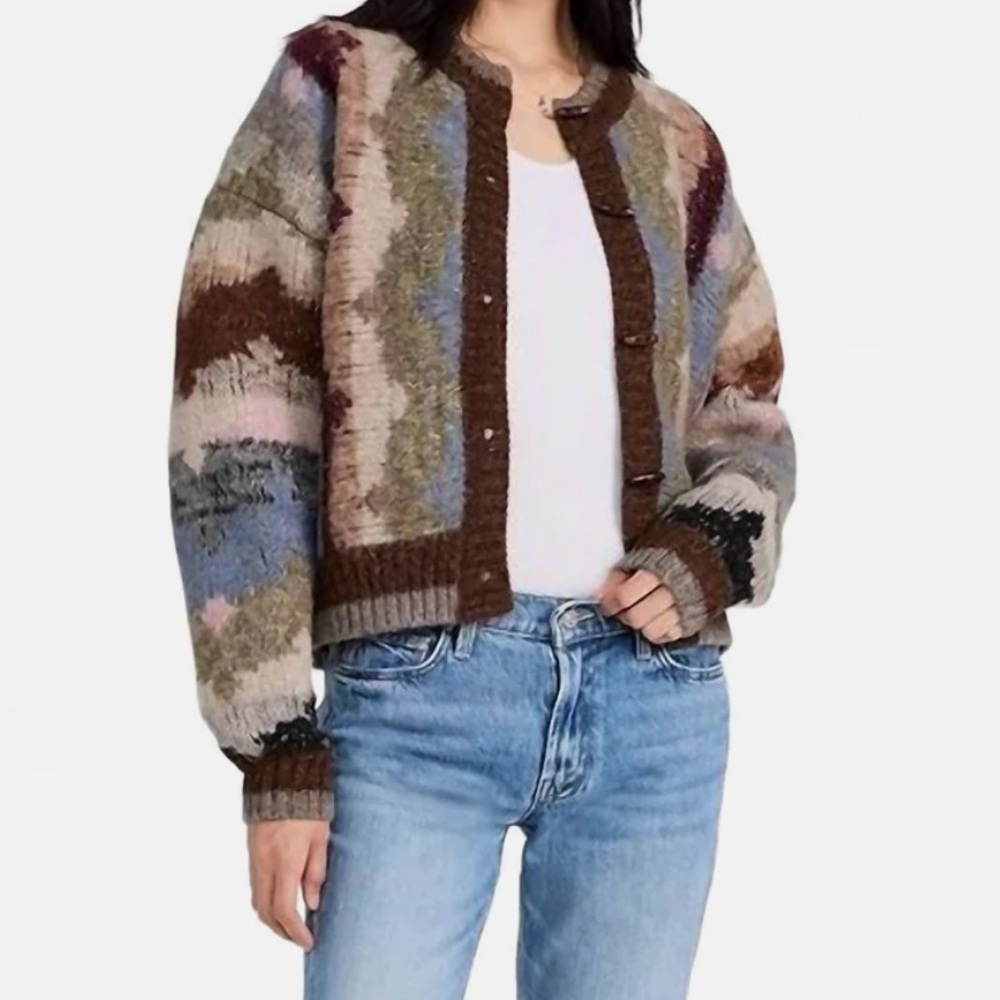 MOTHER Multicolor Knit Cardigan
